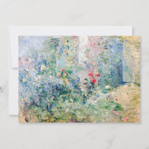 Invitación Berthe Morisot - El jardín en Bougival