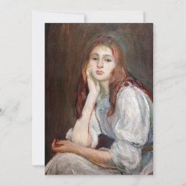 Invitación Berthe Morisot - Julie Daydreaming