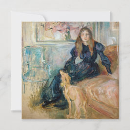 Invitación Berthe Morisot - Julie y su Greyhound Laerte