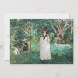 Invitación Berthe Morisot - La caza de mariposas