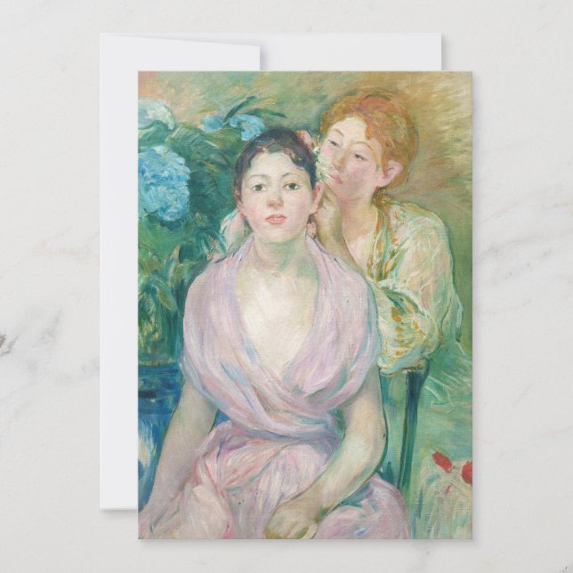 Invitación Berthe Morisot - La Horstensia / Las Dos Hermanas (Anverso)