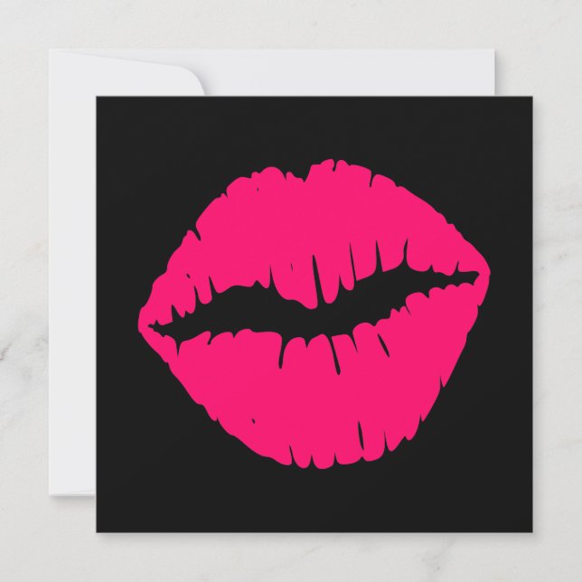 Invitación Beso Rosado (Anverso)