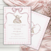 Besos confitados y deseo de bebé Baby Shower rosad