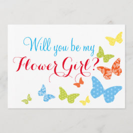Invitación Besos de Mariposa ¿Serás Dama de Honor