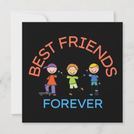 INVITACIÓN BEST FRIENDS FOREVER, FRIENDSHIP, FRIEND DAY