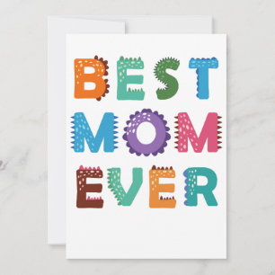 Invitación Best knitting mom ever i love mom mom birthday gif