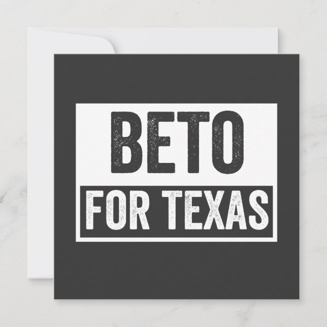Invitación beto para TEXAS (Anverso)