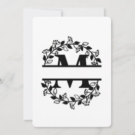 INVITACIÓN BGSM BRAND NEW PERSONALISED M LETTER