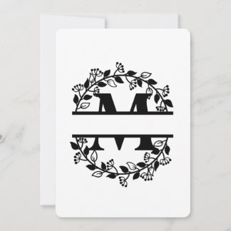 INVITACIÓN BGSM BRAND NEW PERSONALISED M LETTER