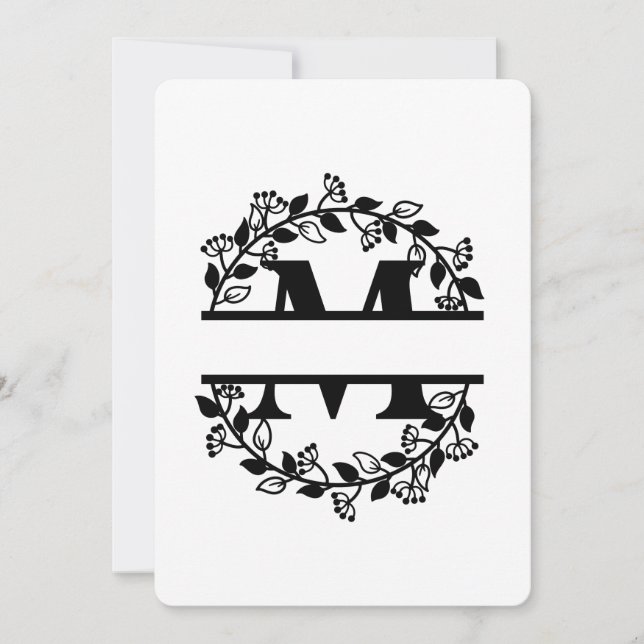 INVITACIÓN BGSM BRAND NEW PERSONALISED M LETTER (Anverso)