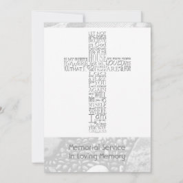 Invitación Biblia Verses John 14 Memorial Service 3