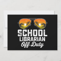 Bibliotecario Escolar Fuera de Servicio Último Día