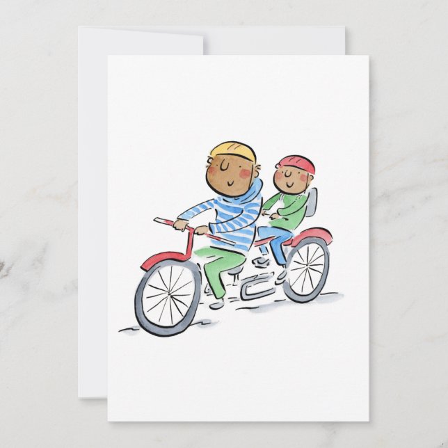 Invitación Bicicleta (Anverso)