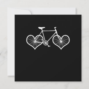 Invitación Bicicleta Corazón Rueda Ciclismo Bicicleta Race Gi