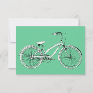 Invitación bicicleta retro