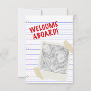 Invitación bienvenida a bordo