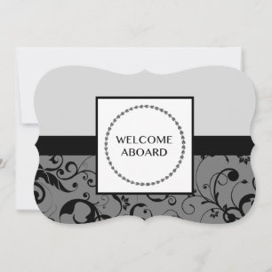 Invitación bienvenida a bordo (damasco)