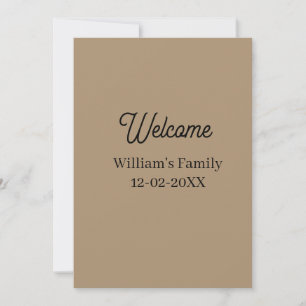 Invitación Bienvenida a casa agregar nombre de familia inaugu