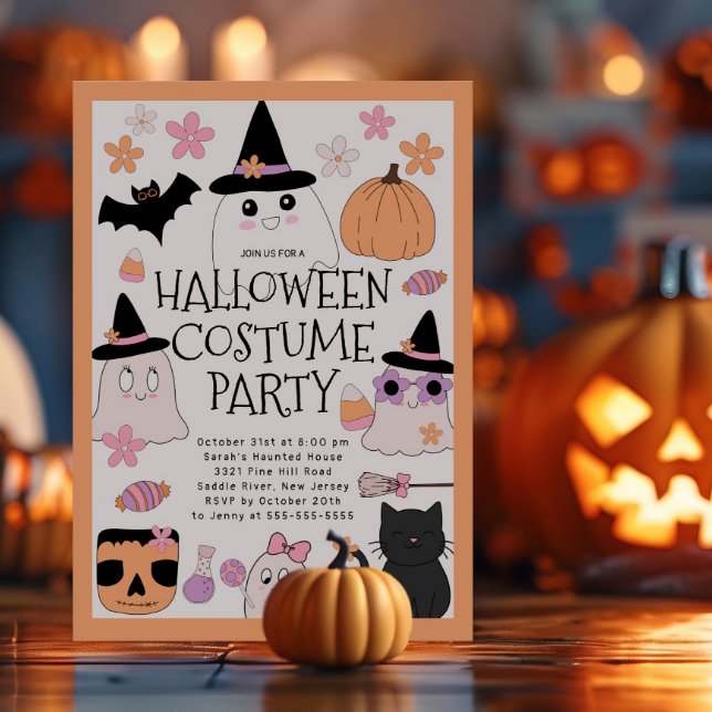 Invitación Bienvenida a la fiesta de Halloween (Subido por el creador)