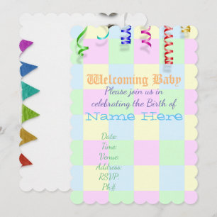 Invitación Bienvenida Baby Shower Personaliza Destiny Destiny