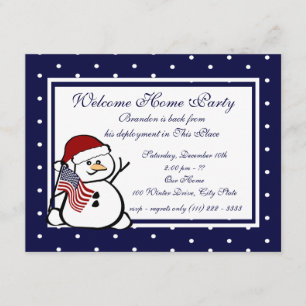 Invitación Bienvenida de vacaciones Casa Militar