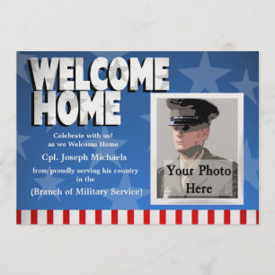 Invitación Bienvenida Hogar/ Militar
