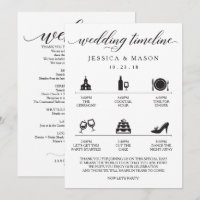 Bienvenida Itinerario y Boda del Boda de iconos