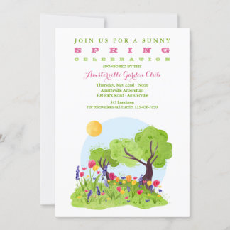 Invitación Bienvenida Primavera Luncheon