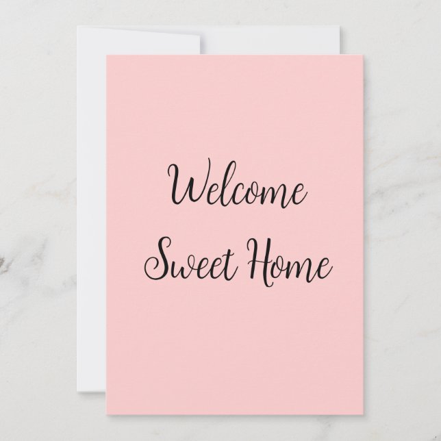 Invitación Bienvenida Realtor hogar cálido agregar tu nombre (Anverso)