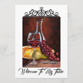 Invitación - Bienvenido A Mi Mesa