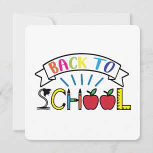 Invitación Bienvenido de vuelta a la vida de los profesores e