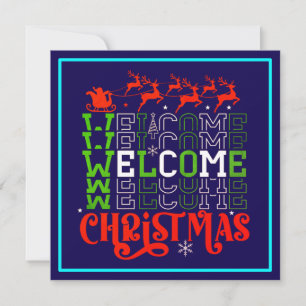 Invitación Bienvenido Navidad-84767