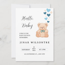 Invitación Bienvenido pequeño