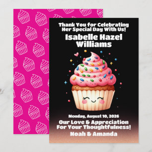Invitación Bienvenidos a Baby Shower a Cupcake Cute L'il