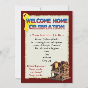 Invitación Bienvenidos a Casa Militar