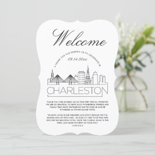 Invitación Bienvenidos a Charleston   Detalles de Invitados I