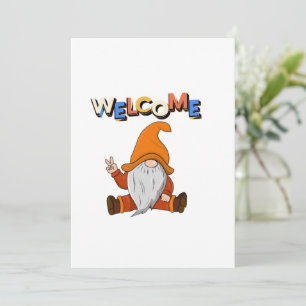 Invitación Bienvenidos a Gnome Peace en