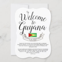 Bienvenidos a Guyana | Personalizado de bodas de d