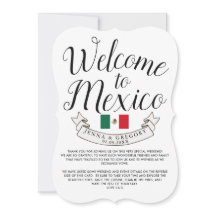 Bienvenidos a México | Personalizado de bodas de d