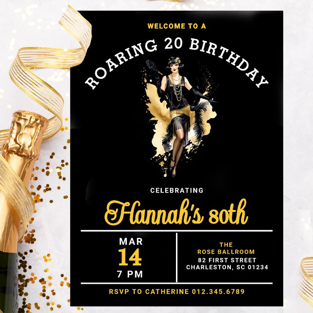 Invitación Bienvenidos a una gran fiesta de cumpleaños número (Subido por el creador)
