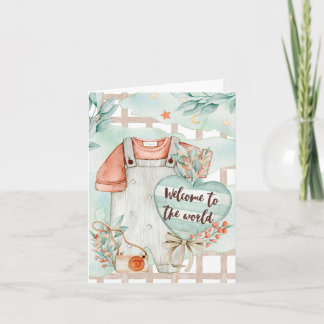 Invitación Bienvenidos al mundo, Baby Boy Card