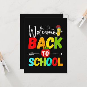 Invitación Bienvenidos de vuelta a la escuela 2026 Maestros E