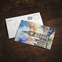 Invitación Big Ben London Watercolor