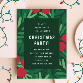 Invitación Big Holly y Berries