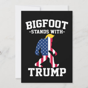 Invitación Bigfoot Apoya a Trump Elecciones 2024