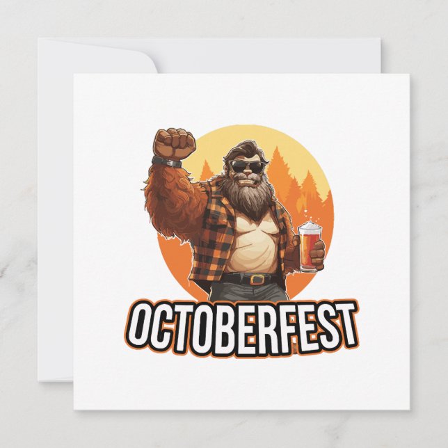 Invitación Bigfoot de Octoberfest  (Anverso)