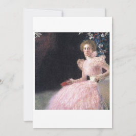 Invitación Bildnis Sonja Knips descargable por Gustav Klimt