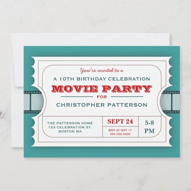Invitación Billete de entrada al partido de cumpleaños del Fi (Anverso)
