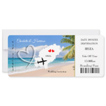 Billete de Ibiza destino boda