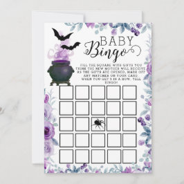 Invitación Bingo Baby Shower de elaboración de bebés